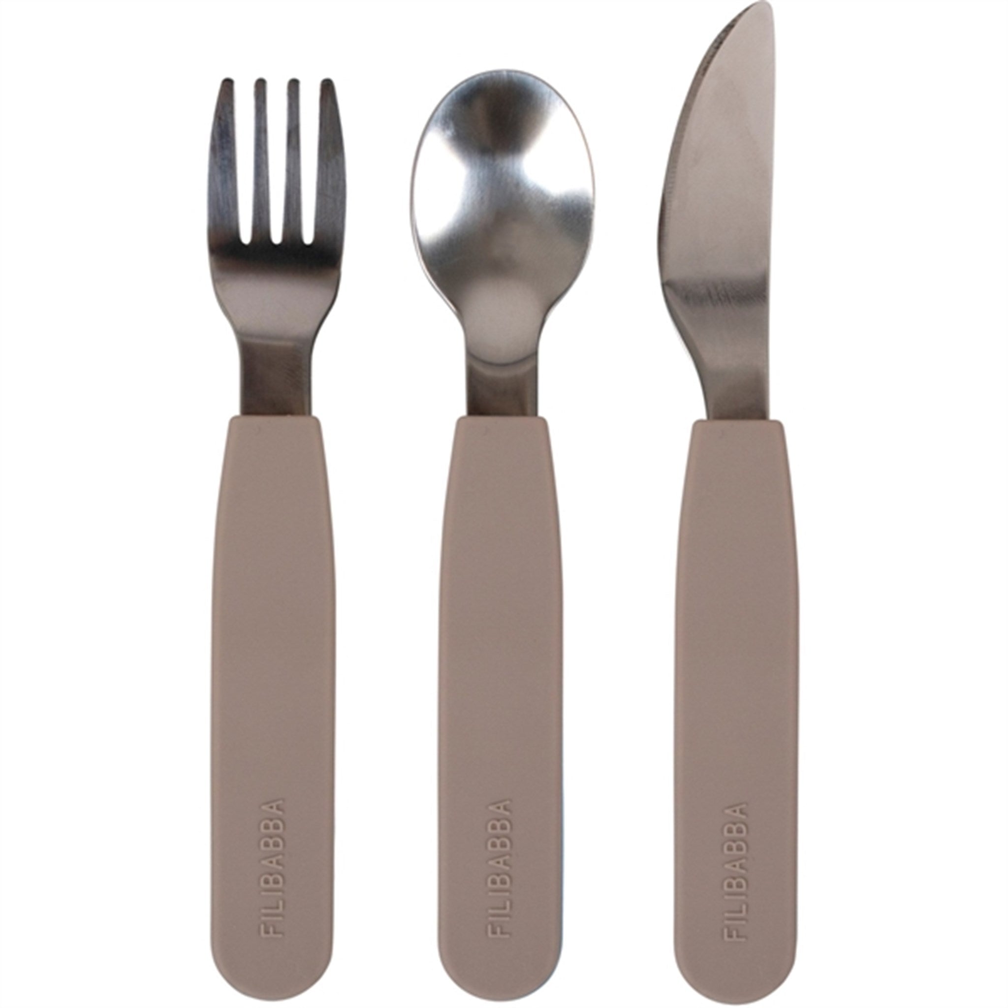 FILIBABBA Cutlery Set Warm Grey