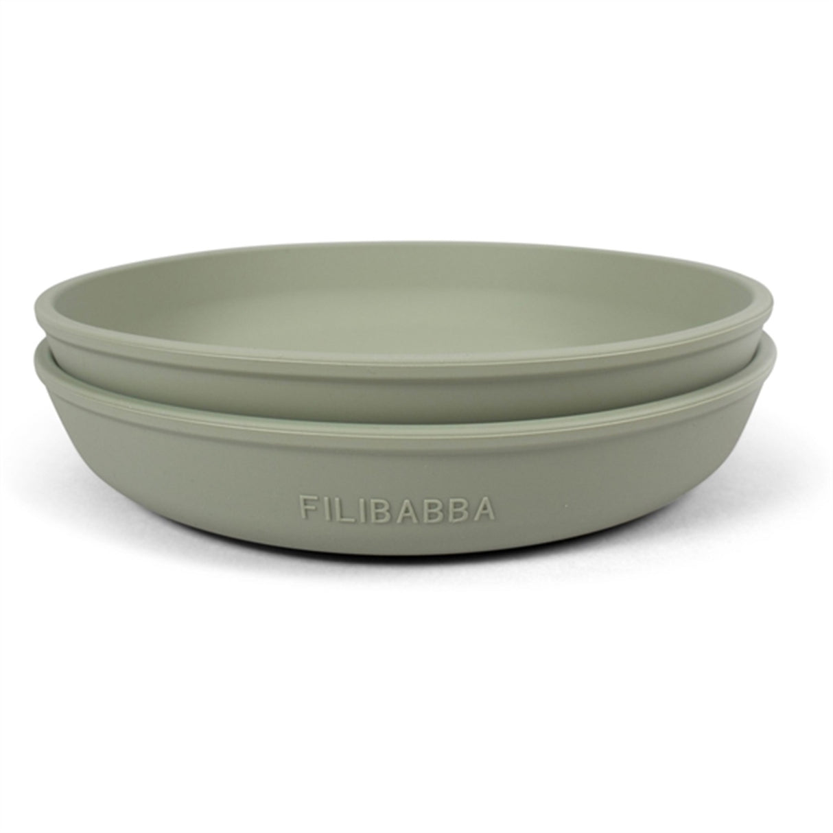 FILIBABBA Plate 2-pack Green