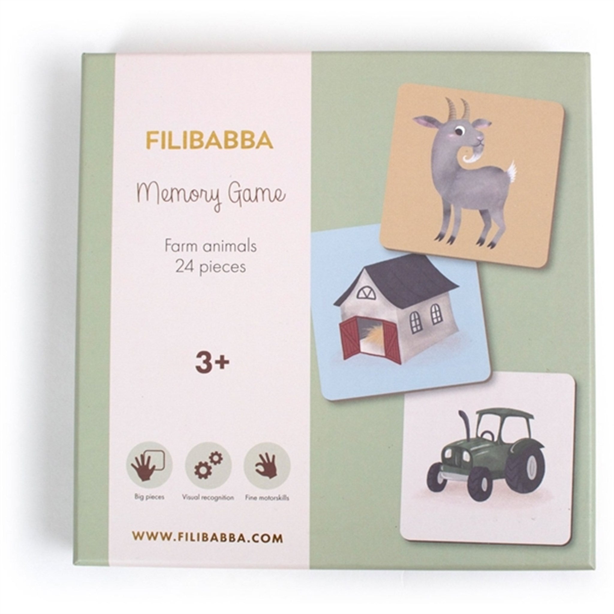 FILIBABBA Memory Game Farm Animals 5
