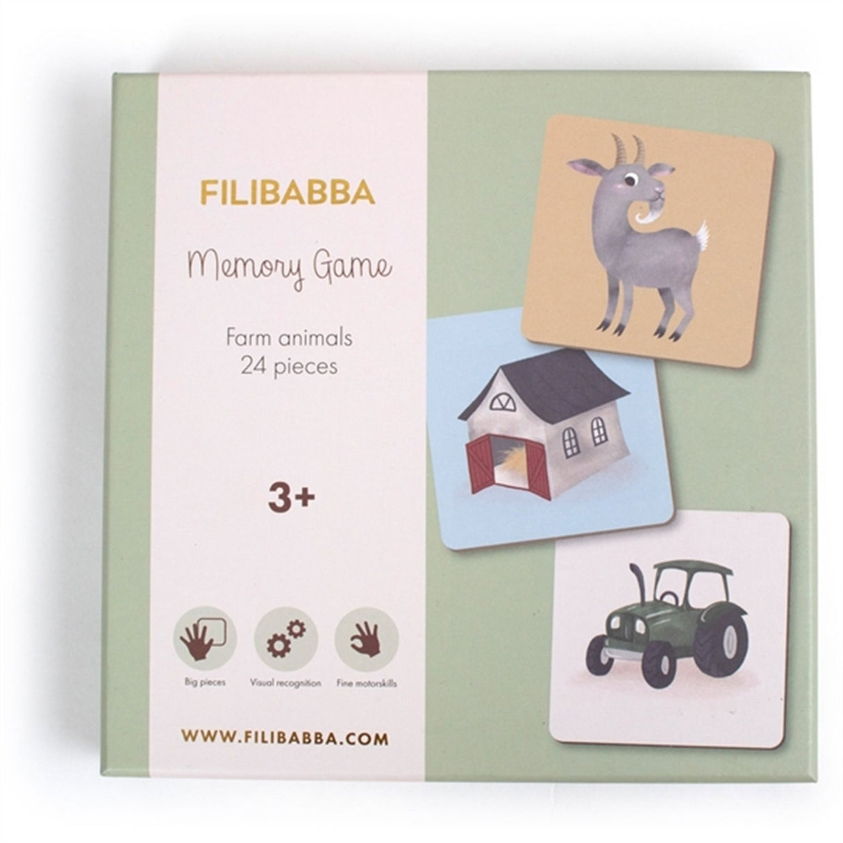 FILIBABBA Memory Game Farm Animals