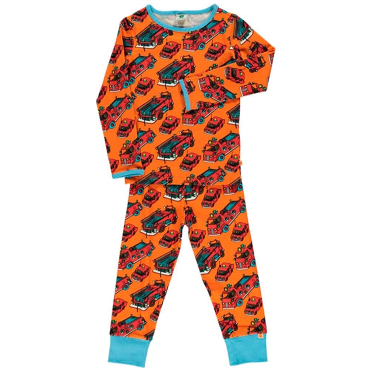 Småfolk Orange Firetruck Night Wear