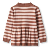 Fliink Carob Brown Striped Alilly Blouse 2