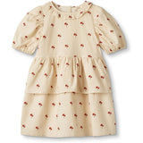 Fliink Sandshell Flower Ss Ruffle Dress