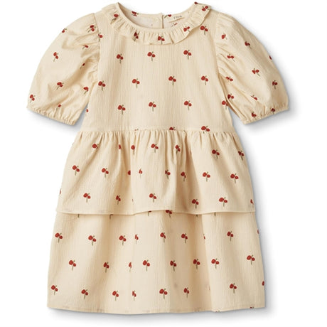 Fliink Sandshell Flower Ss Ruffle Dress