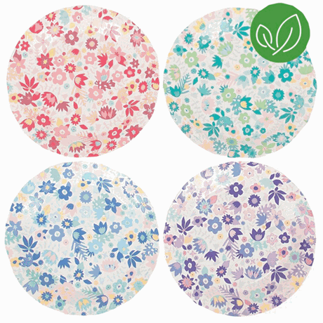 My Little Day Flowers Plates 8 Pcs