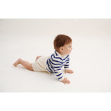 FUB Baby Blouse Ecru/Cobolt 3