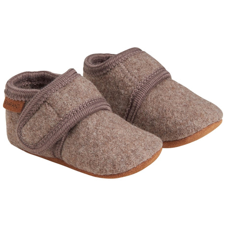 En Fant Baby Wool Slippers Walnut