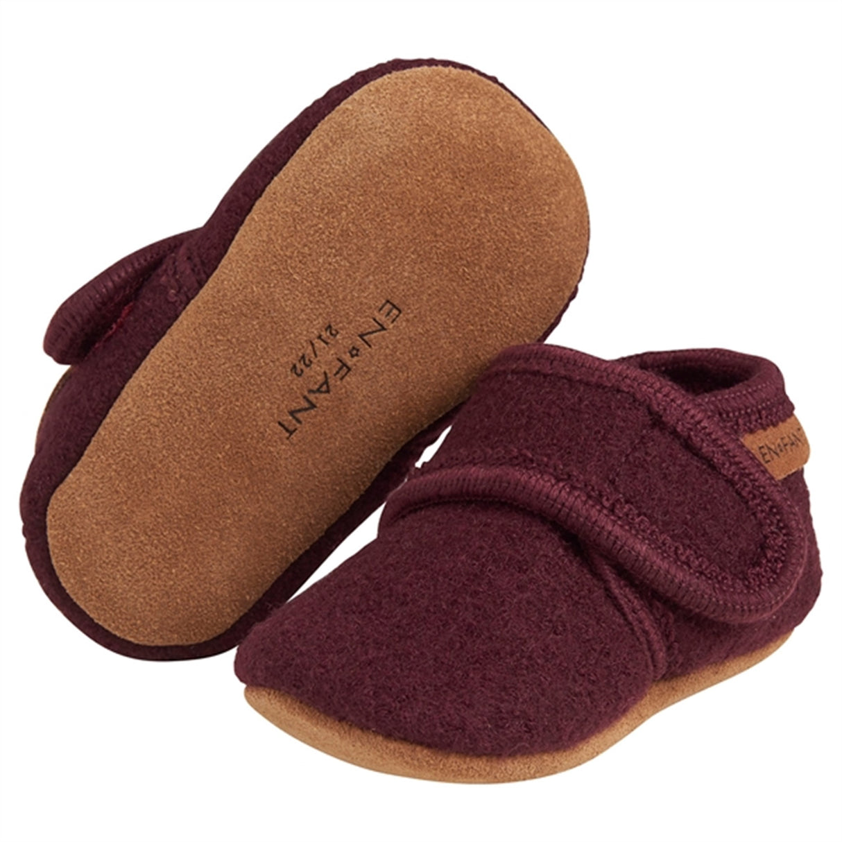 En Fant Baby Wool Slippers Winetasting