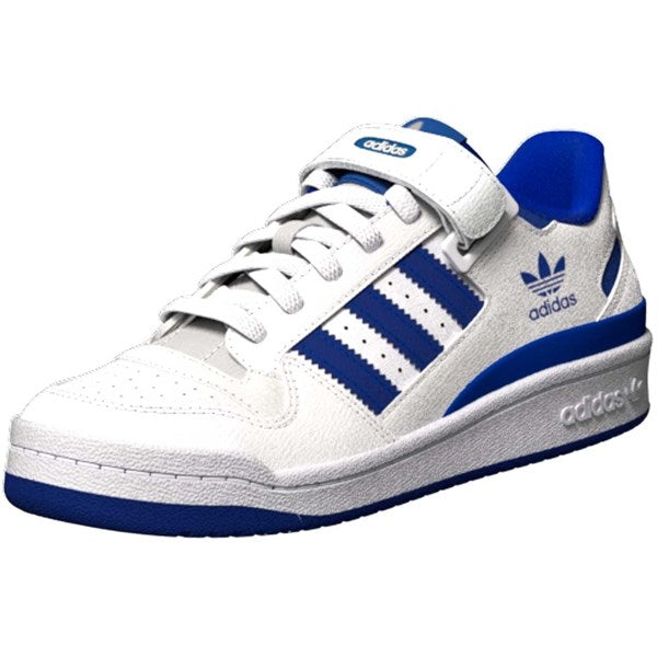 Adidas Forum Low Velcro Sneakers White Royal Blue