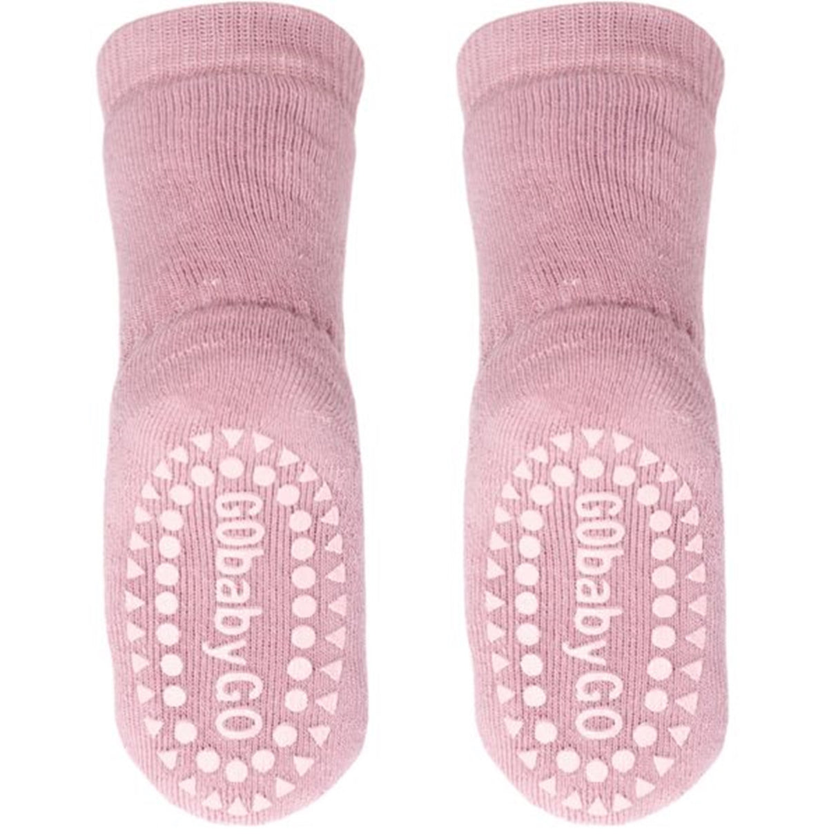 GObabyGO Non-slip Socks (dusty rose)