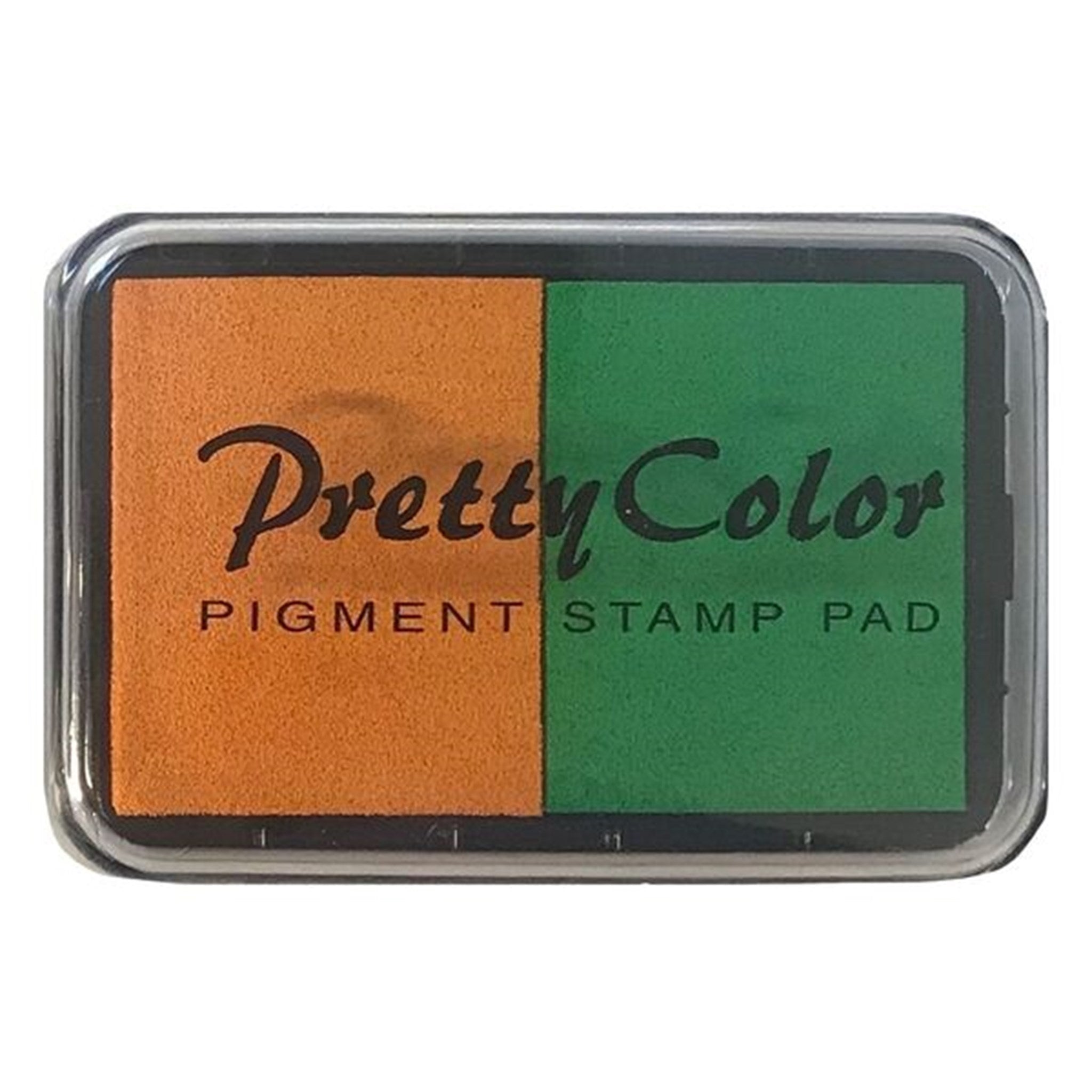 Goki Pigment Stamp Pad Orange/Green