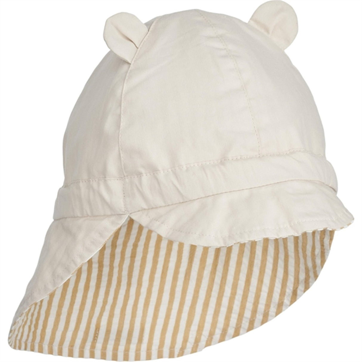 Liewood Gorm Sun Hat Stripe Yellow Mellow/Créme