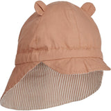 Liewood Gorm Sun Hat Stripe Tuscany Rose/Sandy