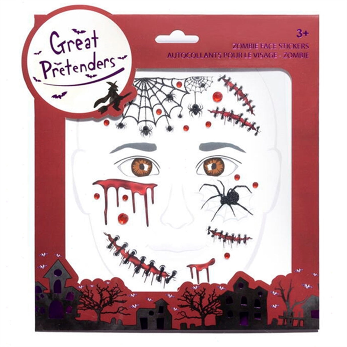 Great Pretenders Zombie Face Stickers