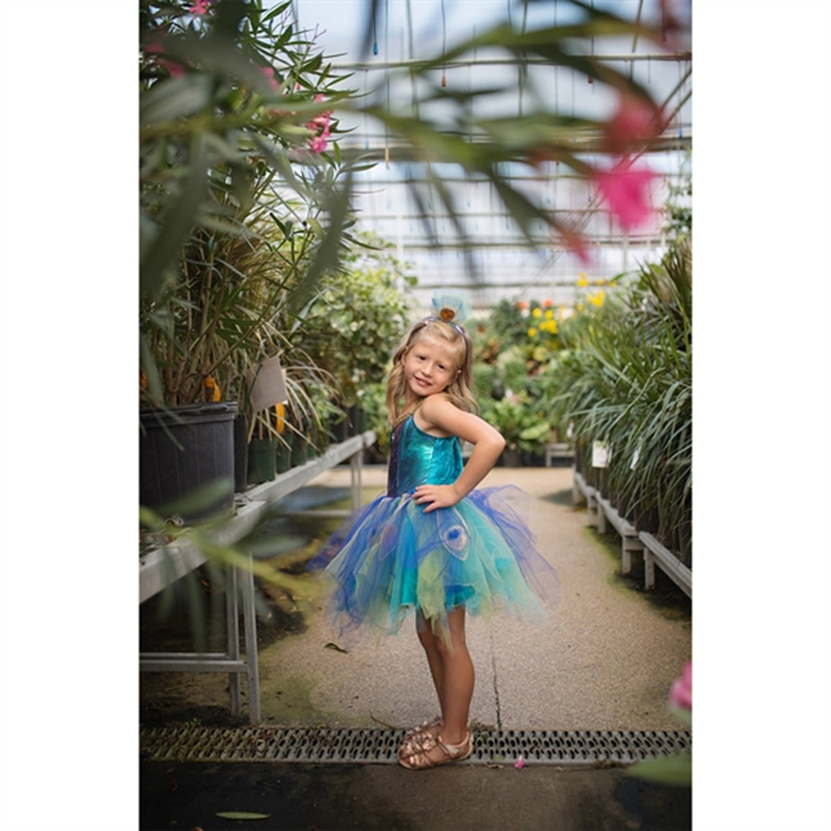 Great Pretenders Pretty Peacock Dress & Headband