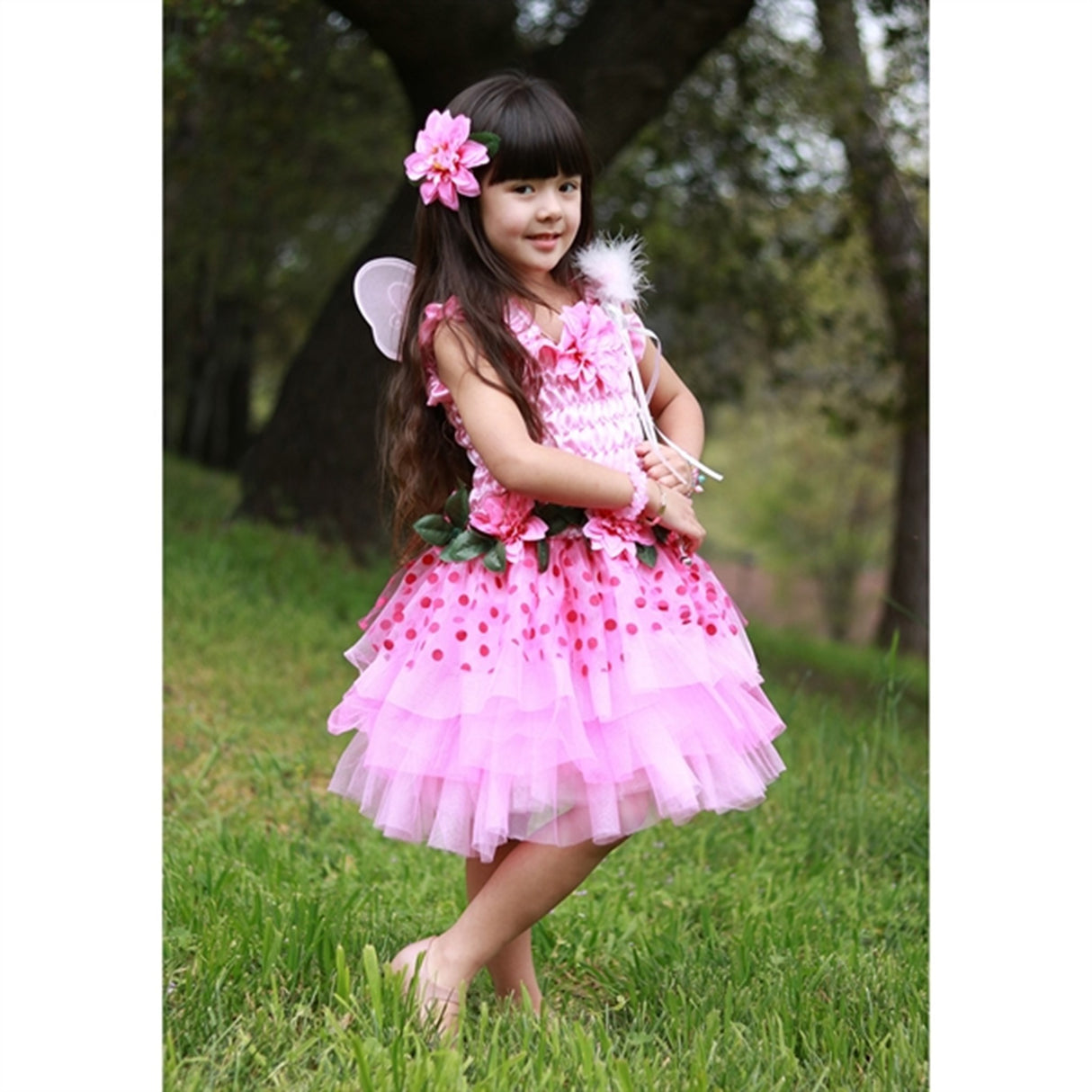 Great Pretenders Fairy Blooms Deluxe Dress & Wings Pink