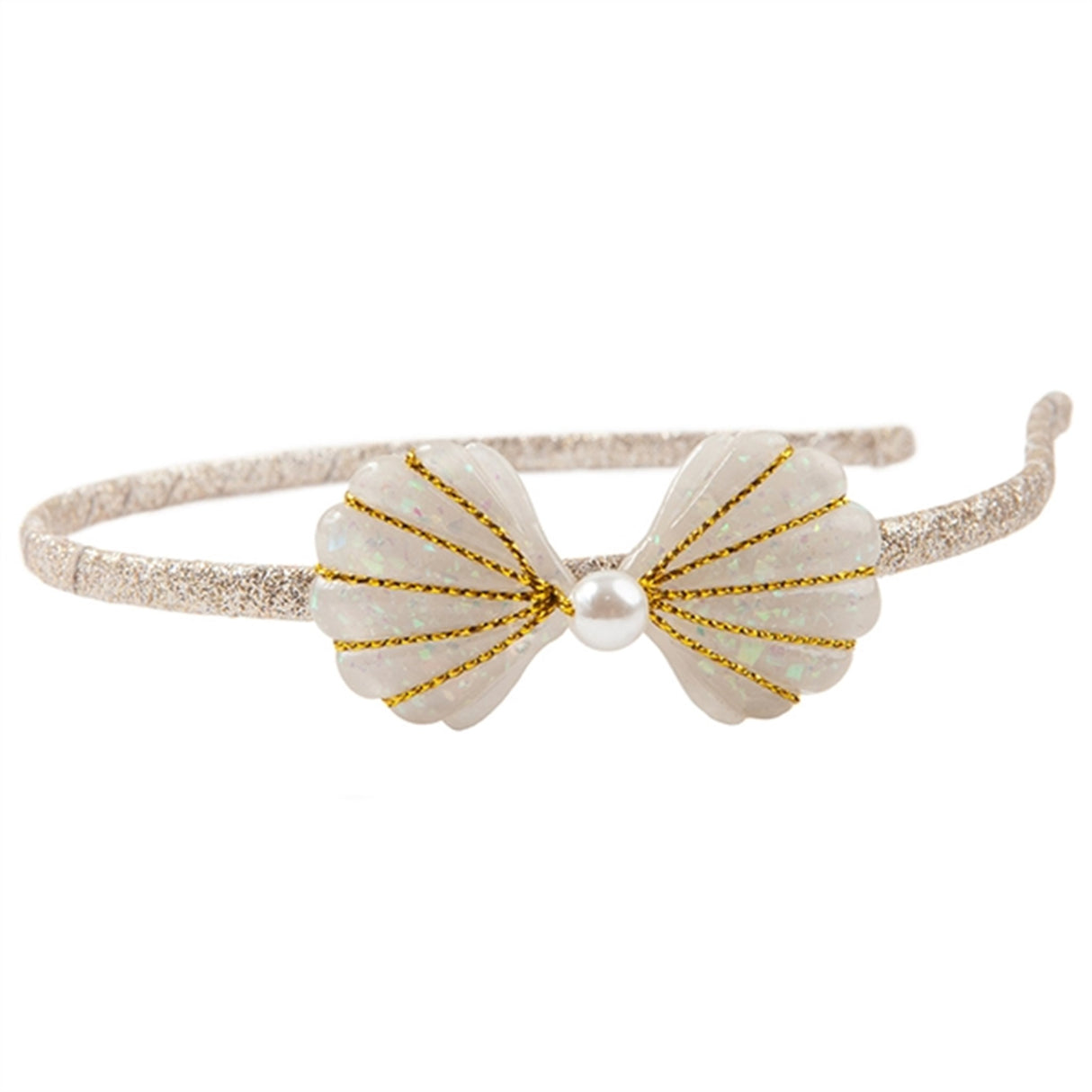 Great Pretenders Boutique Golden Mermaid Shell Headband