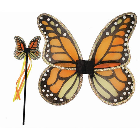 Great Pretenders Monarch Wings & Wand