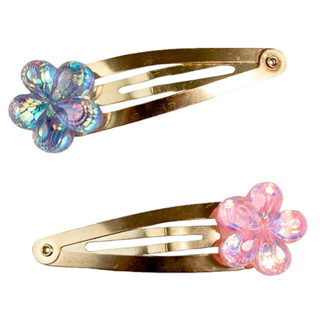 Great Pretenders Shimmer Flower Hairclips