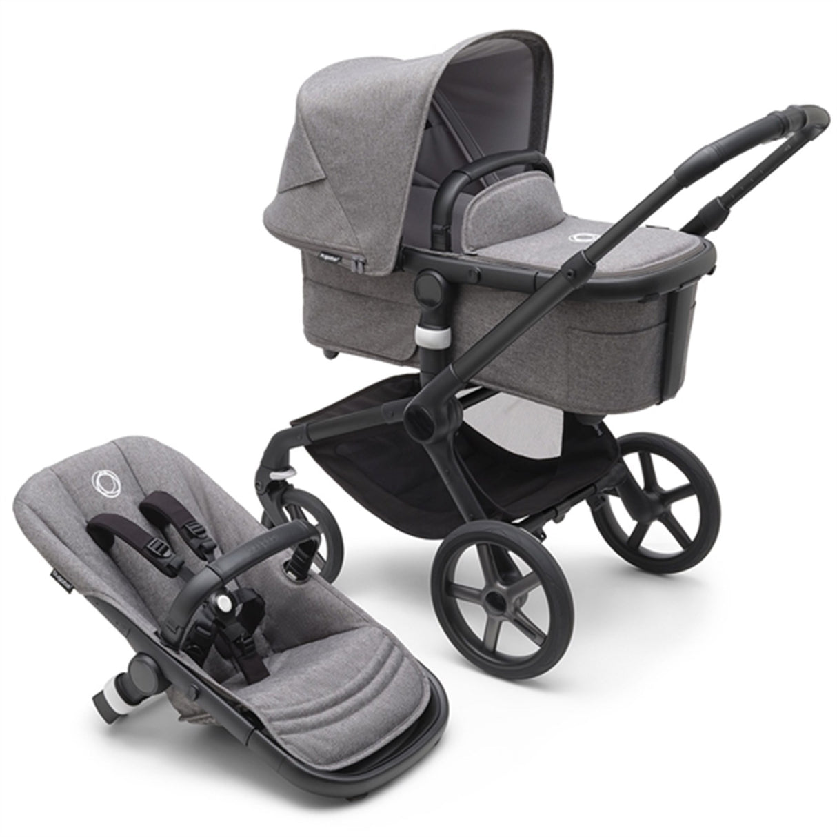 Bugaboo Fox 5 Black/Grey Melange