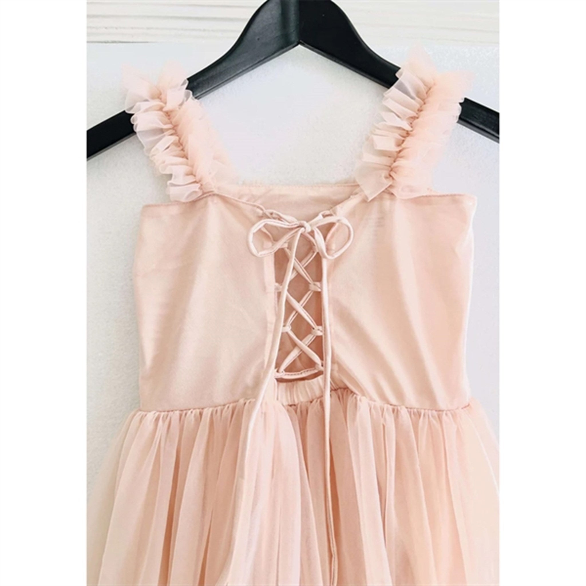 Dolly by Le Petit Heart Dress Lace Up Ballet Pink 4