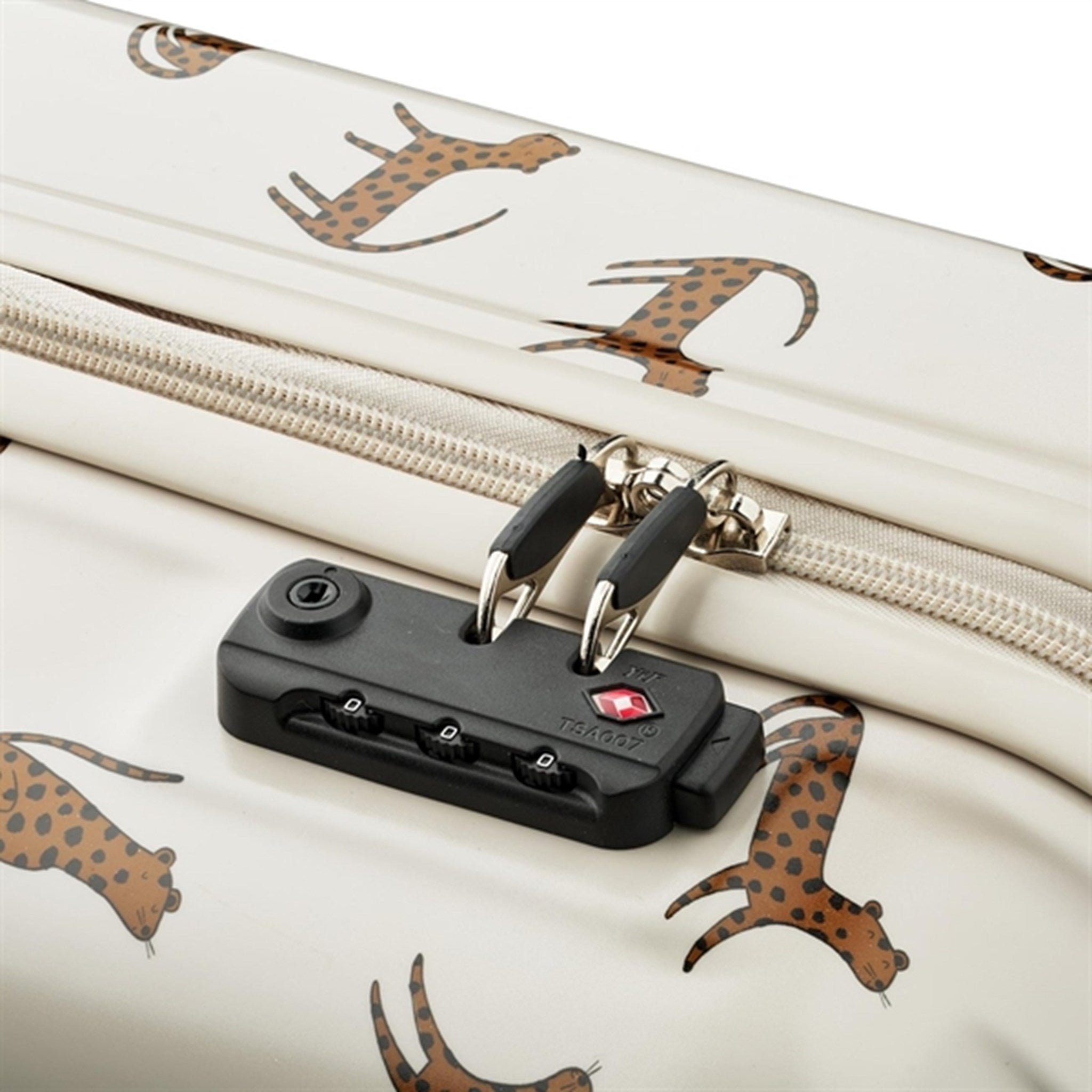 Liewood Hollie Hardcase Suitcase Leopard Sandy 4