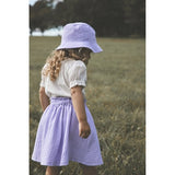 Huttelihut Muslin Orchid Petal Bucket Hat 2