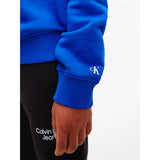 Calvin Klein Stack Logo Hoodie Ultra Blue 3