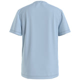 Calvin Klein Stack Logo V-Neck T-Shirt Keepsake Blue 4