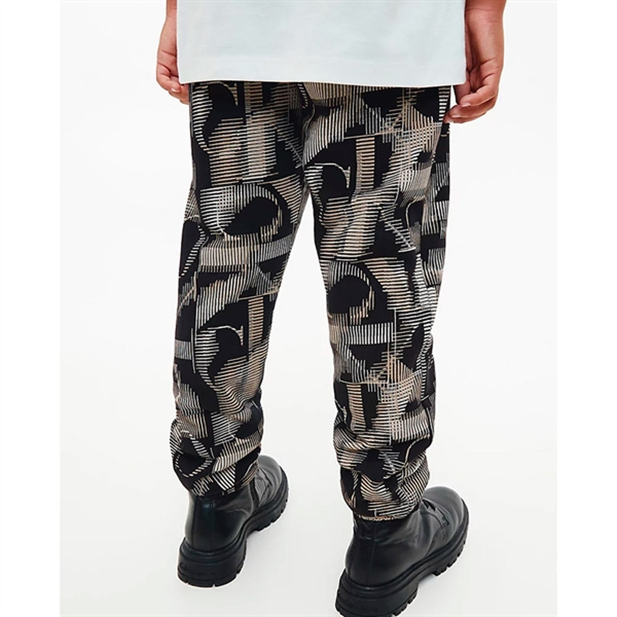 Calvin Klein Multi Monogram AOP Pants Black 3