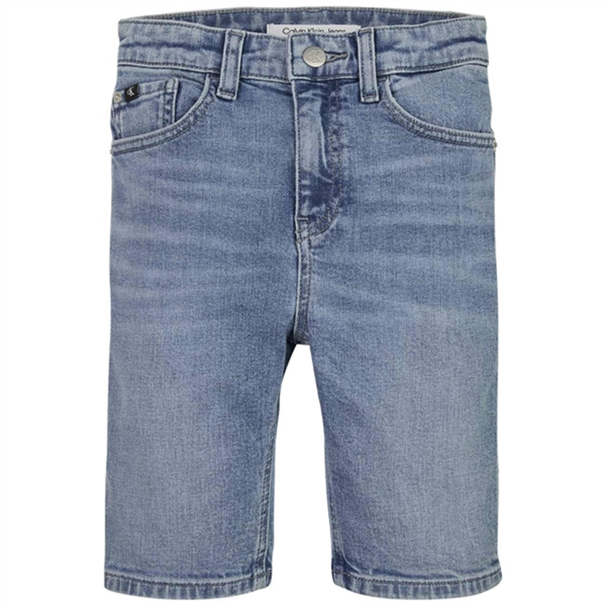 Calvin Klein Denim Shorts High Visual Blue