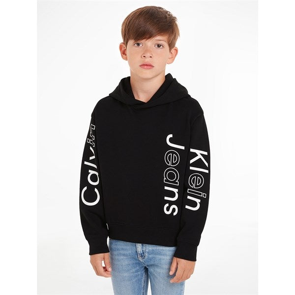 Calvin Klein Maxi Inst.Logo Rlxd Hoodie CK Black