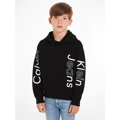 Calvin Klein Maxi Inst.Logo Rlxd Hoodie CK Black