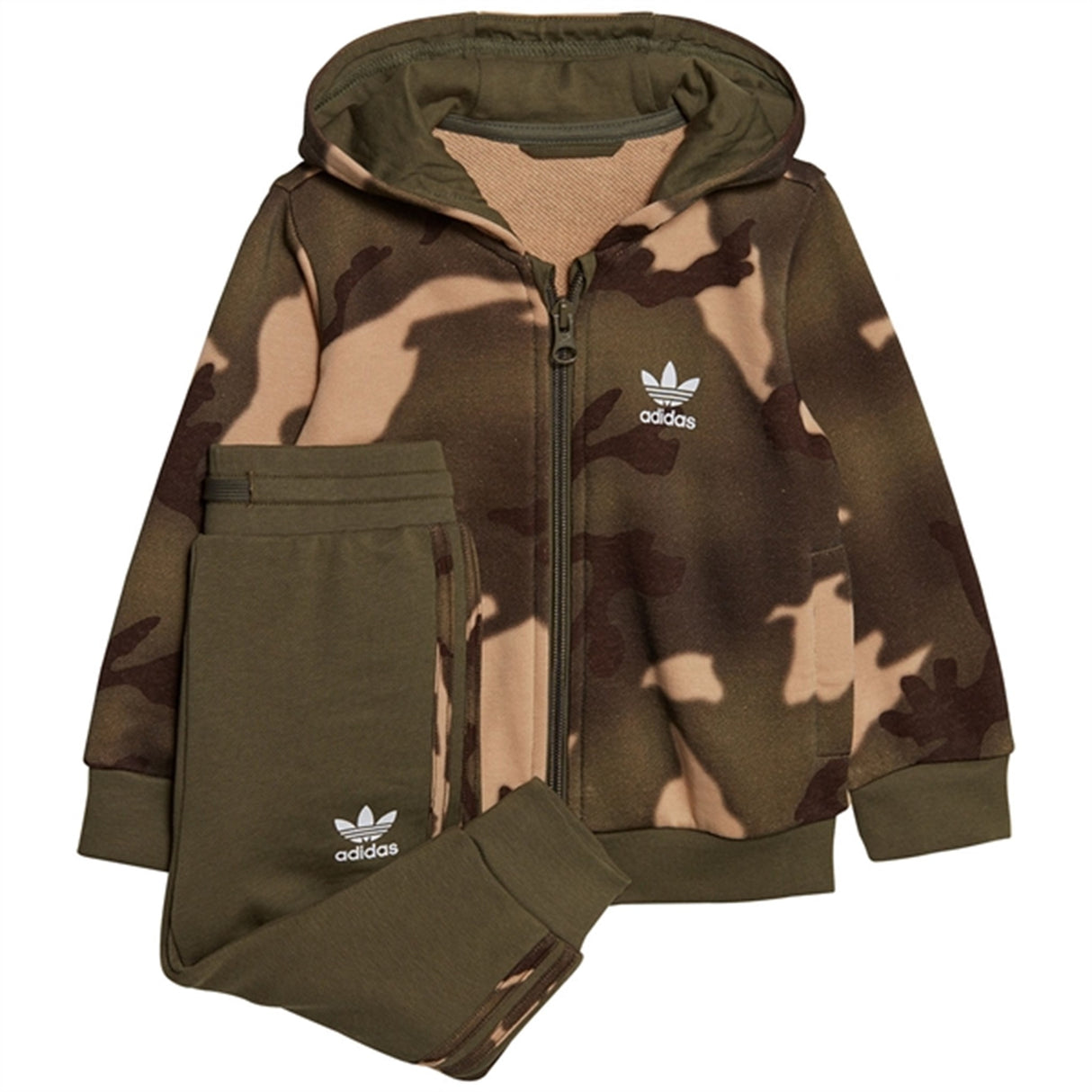 adidas Originals Magic Beige / Multi Color Full Zip Hoodiesuit