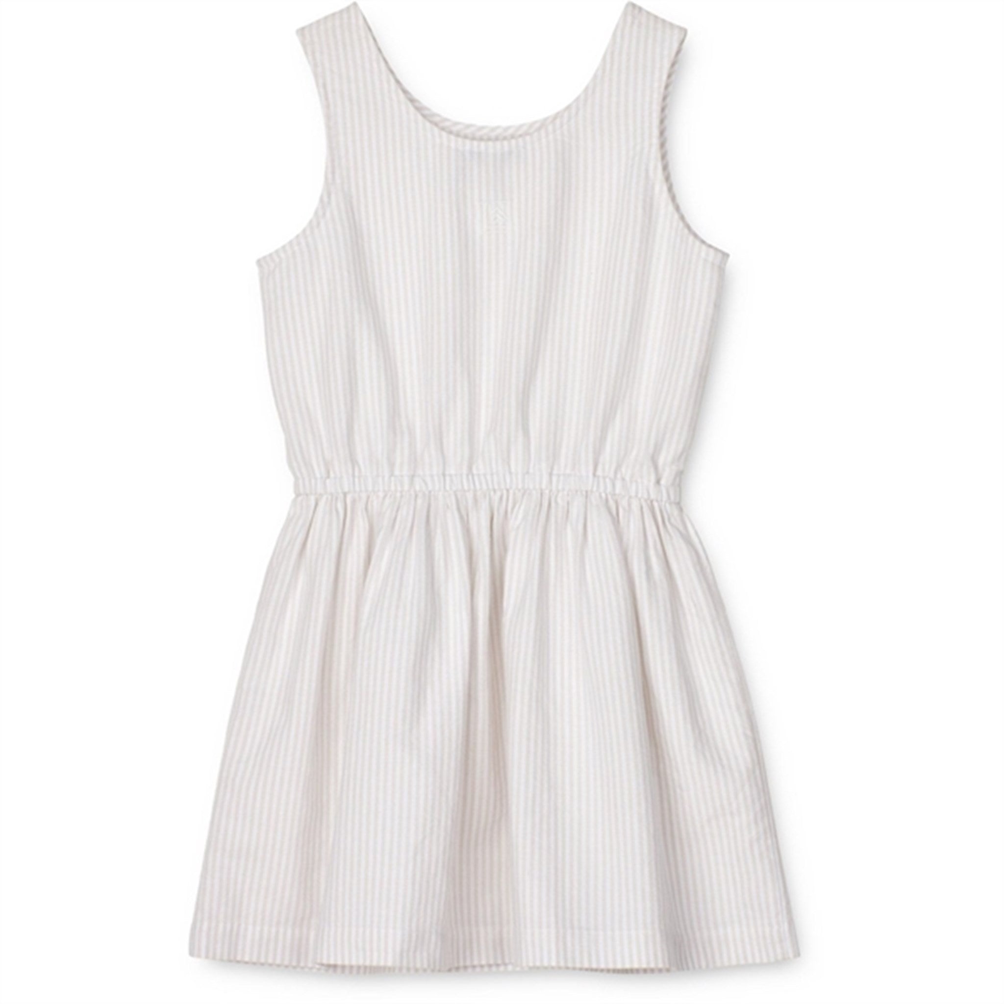 Liewood Idaho Stripe Dress Stripe Crisp White/Sandy