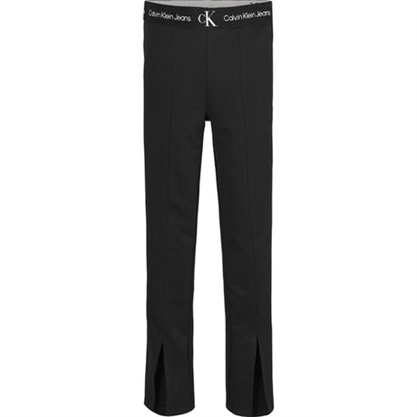 Calvin Klein Punto Tape Slit Pants Black