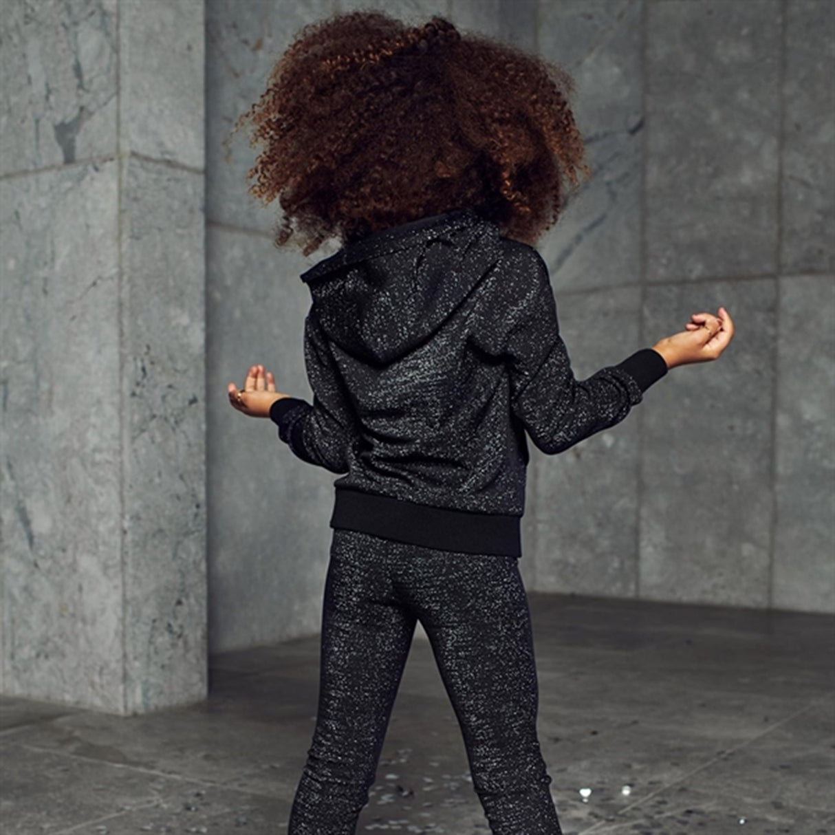 Kids ONLY Black Glitter Mady Hoodie 6