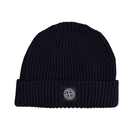 Stone Island Beanie Navy Blue