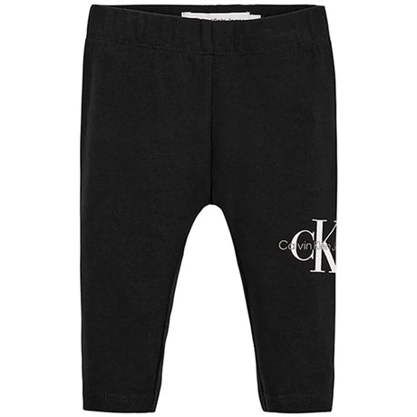 Calvin Klein Monogram Leggings Ck Black