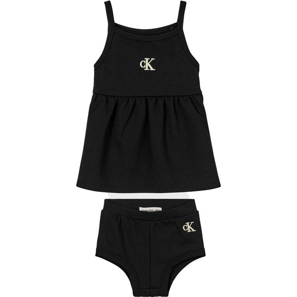 Calvin Klein Strap Punto Dress Set CK Black