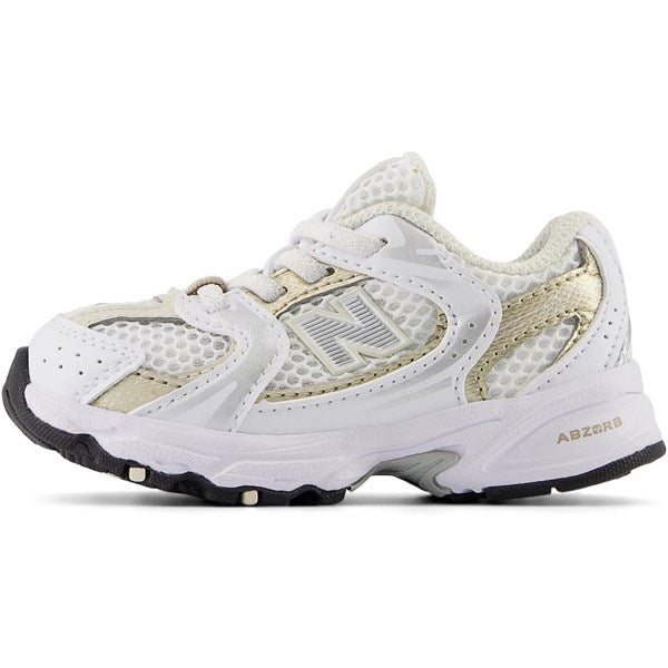 New Balance 530 Kids Bungee Lace Sneakers White