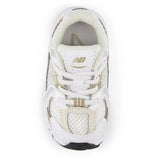 New Balance 530 Kids Bungee Lace Sneakers White