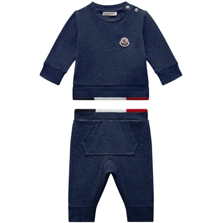 Moncler Knit Clothing Ensemble Navy