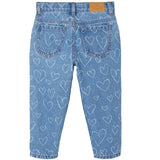 Name it Dark Blue Denim Hearts Bella Shaped Jeans