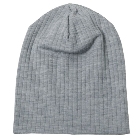 Joha Wool Light Grey Melange Beanie Hat