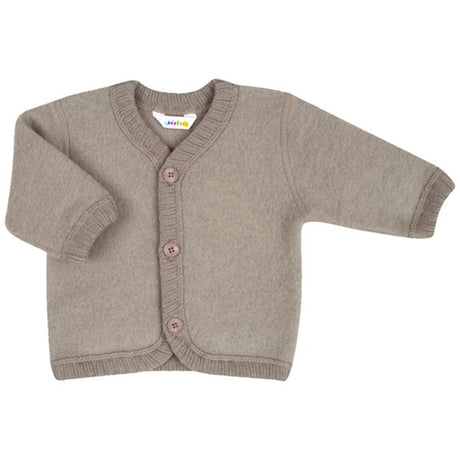 Joha Sesame Melange Wool Cardigan