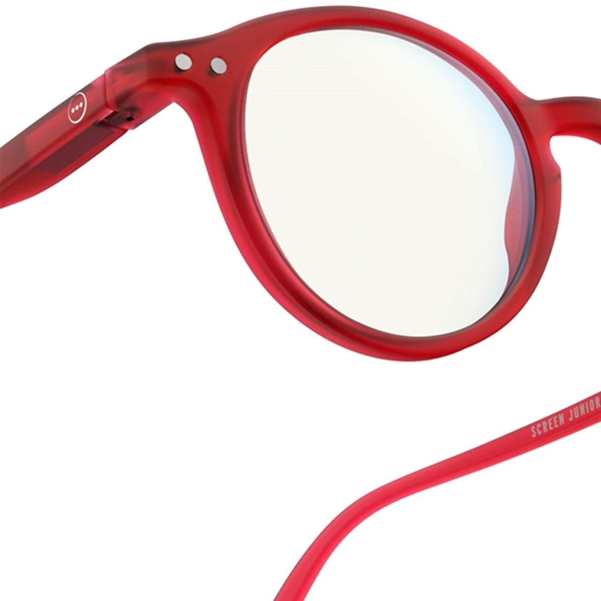 Izipizi Junior Screen Glasses #D Red Crystal Soft 0