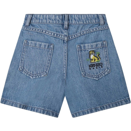 Kenzo Denim Shorts Pale Blue 2