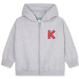 Kenzo Grey Marl Cardigan