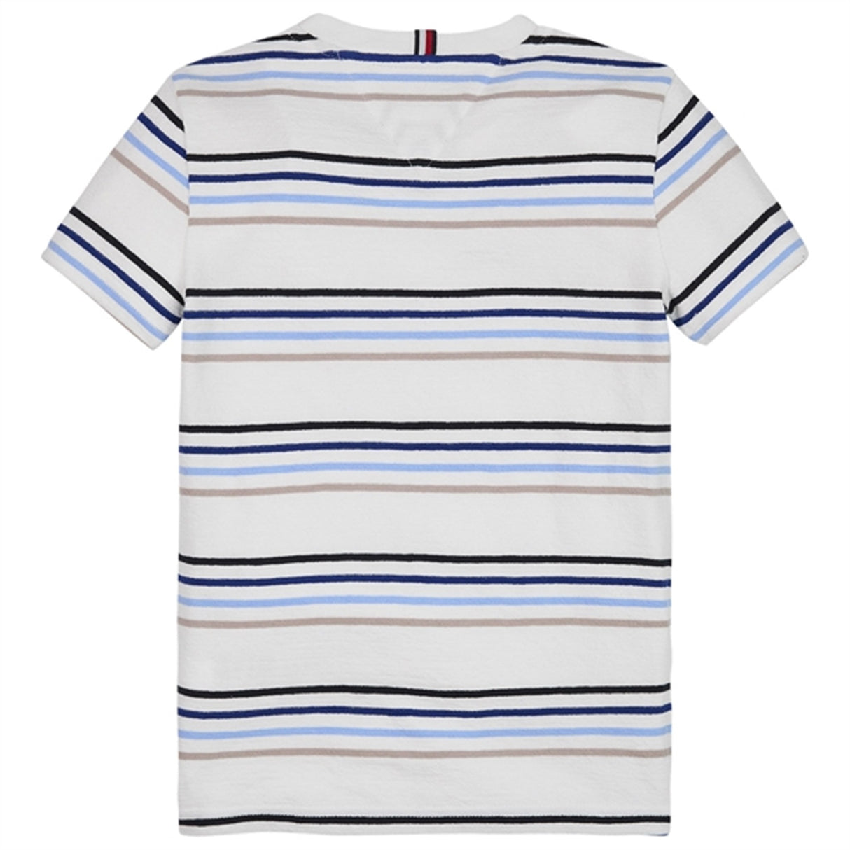 Tommy Hilfiger Stripe Crepe Jersey T-Shirt White Stripe Multi 2